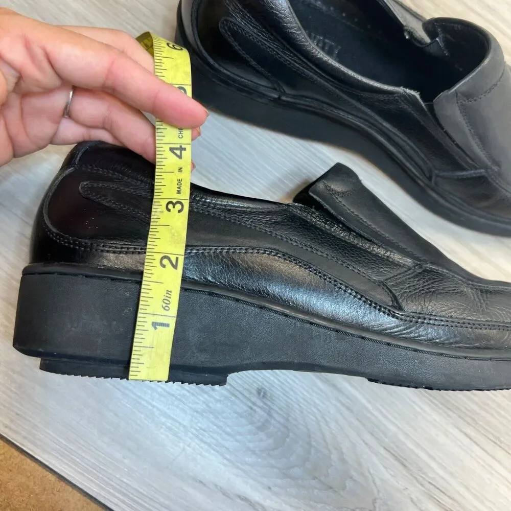 GDefy Gravity Defy Marseille Men Shoes Black 12 Leather‎ Slip On Comfort Loafers